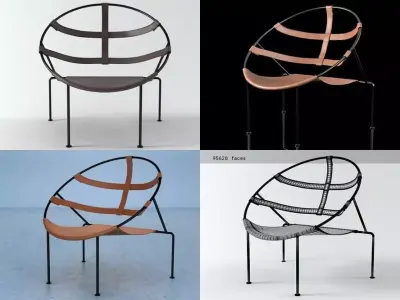 FDC1 Armchair 3D model