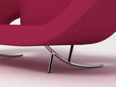 Victoria and Albert Sofa 290 Left 3D model