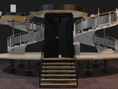 Modern Yurt 3D model