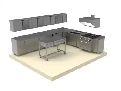 KITCHEN 44 3D model