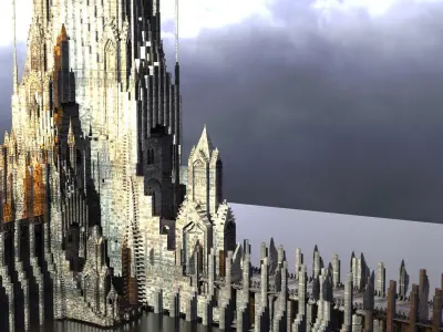 Wizards observation Dark Tower Bridges  3D model