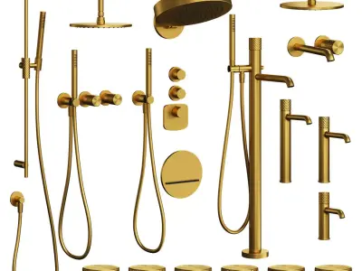 Gessi Habito mixer set 3D model