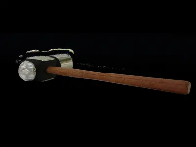 Hi-poly bob-head hammer Free 3D model