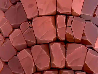 Stylized Pavement Substance PBR material and textures Texture