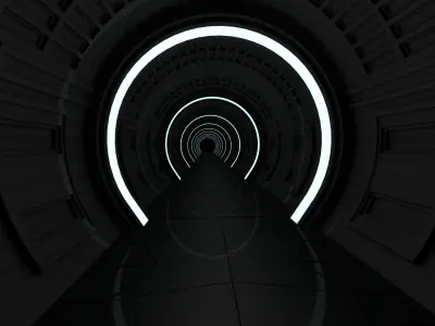 Dark Tunnel 3D model