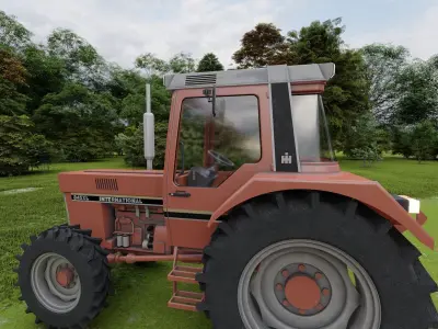 Harvester tractor 845XL 3D model