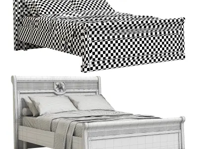 Angstrem Isotta Bed 3D model