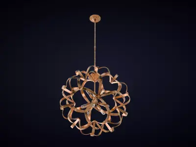 Sappho Orb Chandelier 3D model