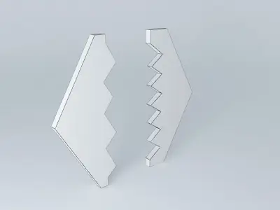 Giant Hexagon Door Free 3D model