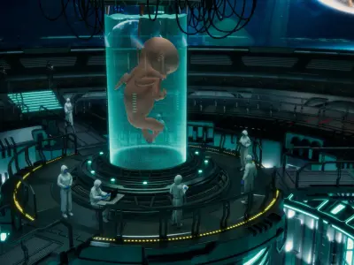 Creating Angel Space Station Low-poly 3D model