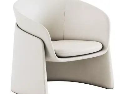 Seba Lounge Davis Furniture Low-poly 3D model