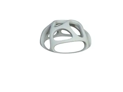 SciFi Cube Object No 44131 Low Poly Shape Low-poly 3D model