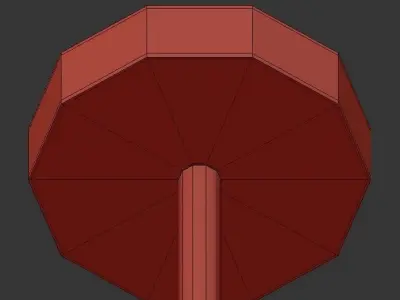 Puzol modern pendant light 3D model