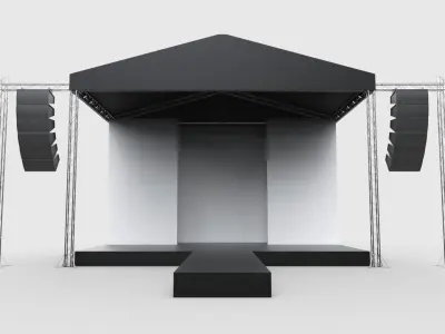 Concert Stage 10 3D model