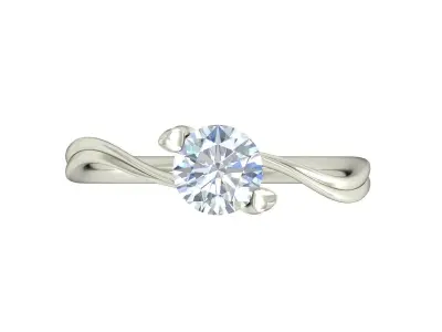 Women Ring  Render 3dm STL OBJ FBX Details 3D print model 342