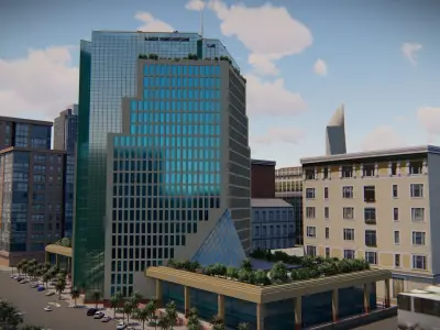 Tawuniya Towers  3D model