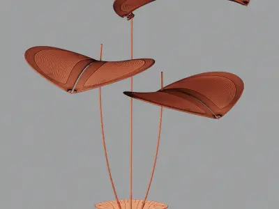 Petal Sunshade 3D model
