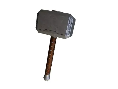Thor hammer 3D model