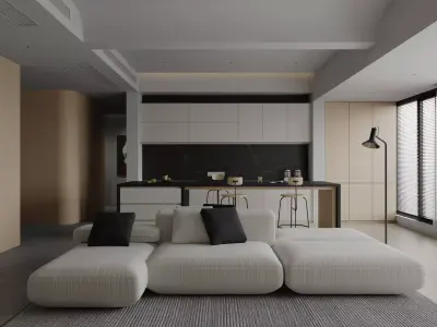 apartment interior scenes        3D model shop
