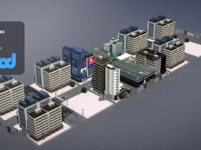 Tw Street Mrt 3D model