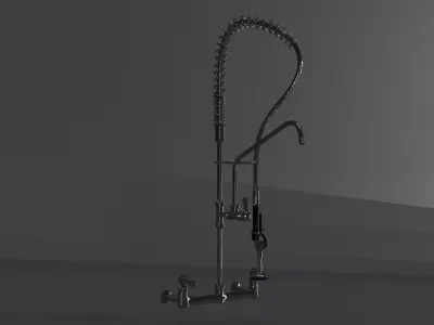 3 Sink Faucet Low-poly 3D model