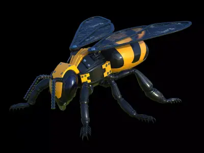 Robot Bee 3D model
