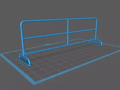 ROAD BARRIER SET 3D print model buy