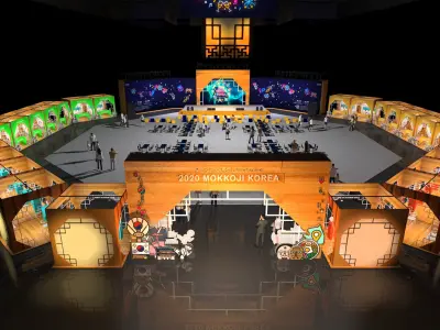2020 MOGGOJI KOREA KPOP FESTA  3D model