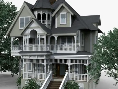 Victorian House 3D model