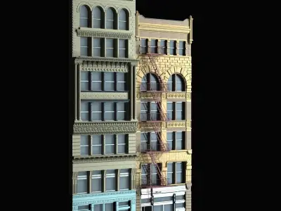 Building Facade 3D model