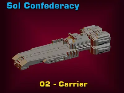 Sol Confederacy Fleet batch 3D print model