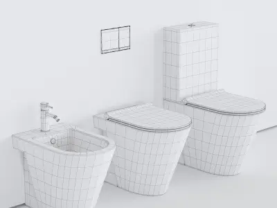 Catalano New Zero WC Low-poly 3D model