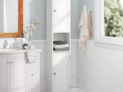 Jasper Tall Bathroom Cabinet 3D model