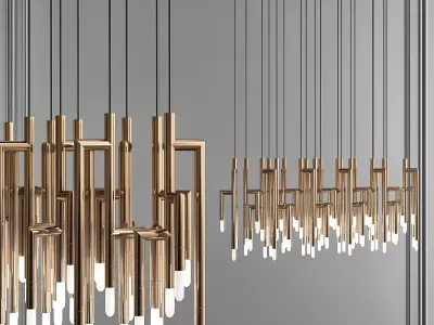 Kebo tube brass 3D model
