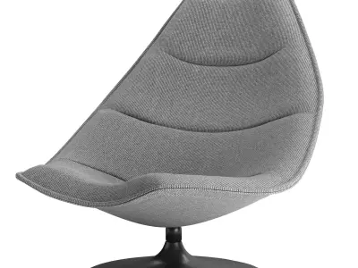 Armchair F585 by Artifort designed by Geoffrey Harcourt 3D model