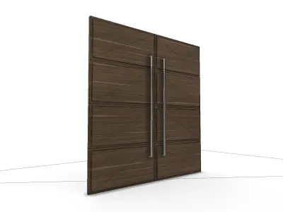 Double Door SHC Quick Office Low-poly 3D model