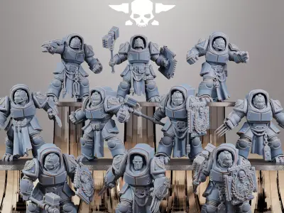 Socratis Vanguard Melee Unit 3D print model