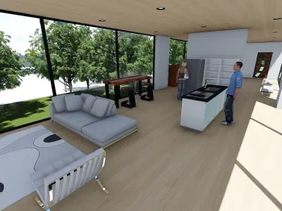 Modern House 3D model