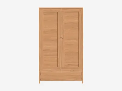 Wardrobe 2 Door Ercol Bosco 3D model