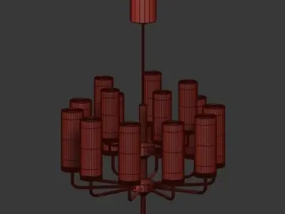 Hans Agne Jakobsso Chandelier 3D model