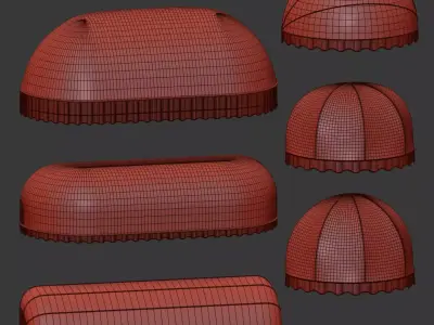 Marquise rounded 3D model