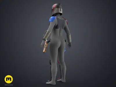 Sabine Wren Cosplay Set - Ahsoka 3D print model