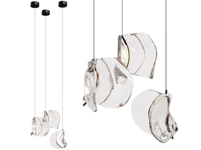 141 Sculptural Pendant Lamp by Bocci 3D model