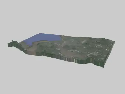 Liverpool City Low-poly 3D model