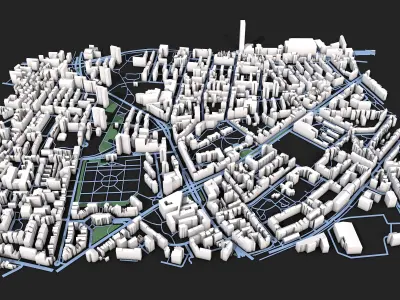 City Map 3D model
