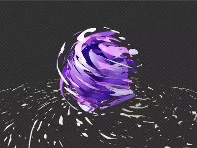 rasengan Low-poly 3D model