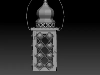 oriental lantern nice 3D model