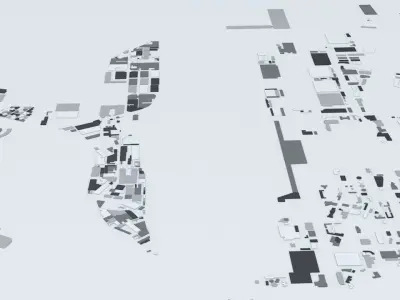 Xiamen Streets and Buildings 3D model