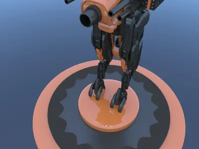 Cyborg Concept Machine SciFi 3D model