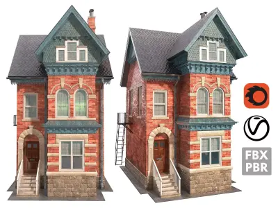 Victorian house 3D model